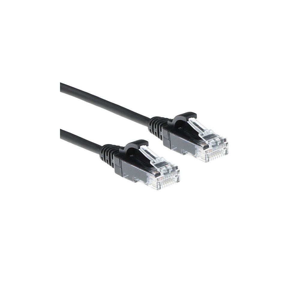 ACT ACT patch-kabel - 1 m - svart, RAL 9011