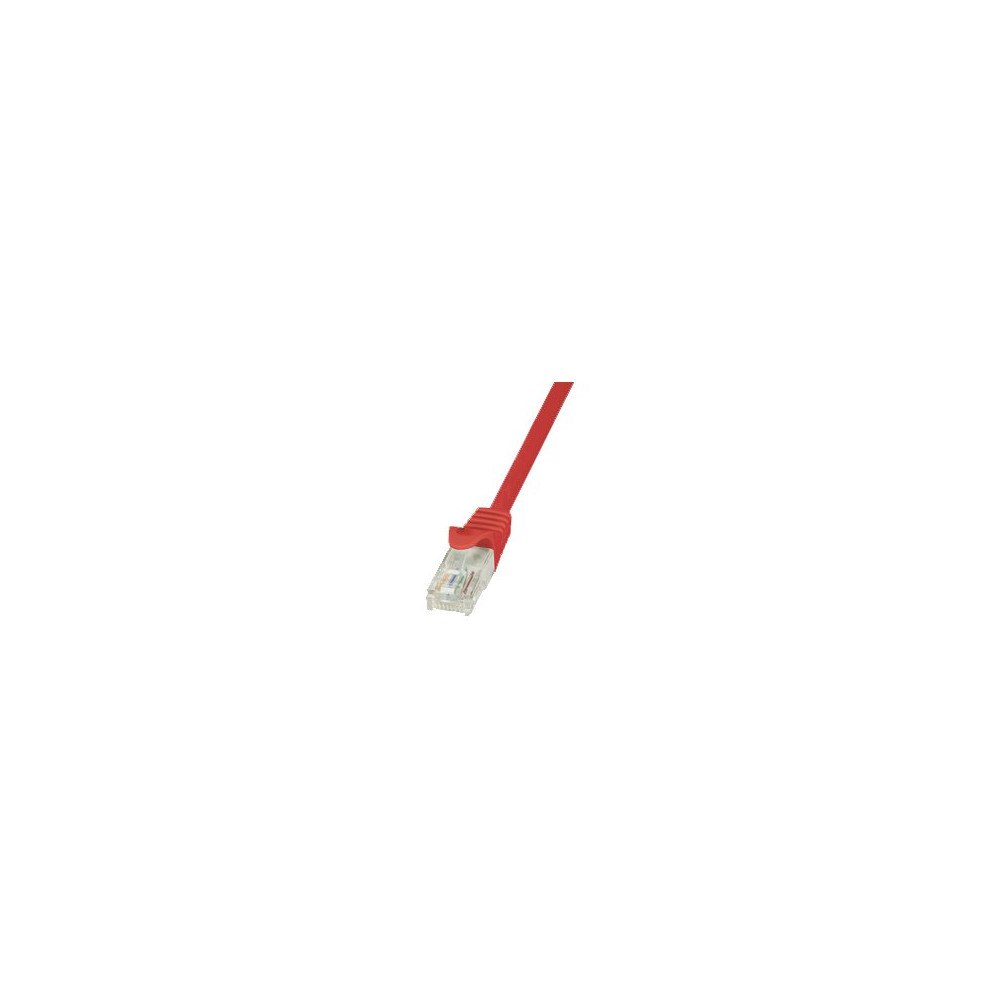2direct LogiLink EconLine - patch-kabel - 25 cm - röd