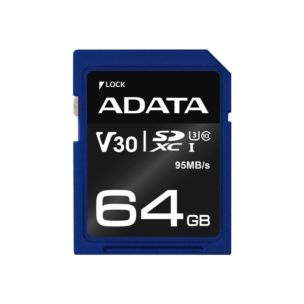 A-Data Technology ADATA Premier Pro - flash-minneskort - 64 GB - SDXC UHS-I