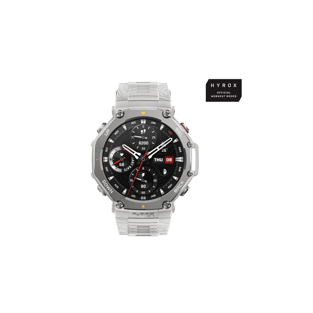 Amazfit Amazfit T-Rex 3, 3,81 cm (1.5"), AMOLED, Pekskärm, 32 GB, GP...