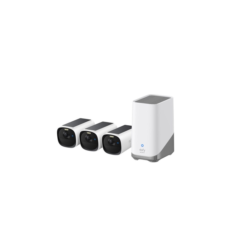 Eufy Eufy EufyCam E40 - 3 Camera Kit - nätverksövervakningskamera - med HomeBase S280
