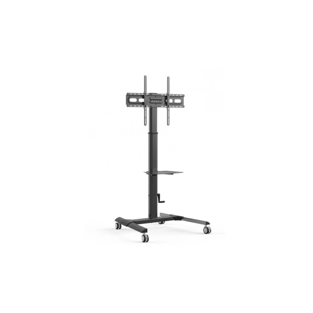 TECHLY TECHly vagn - för LCD/LED-display - floor trolley, with shelf - svart