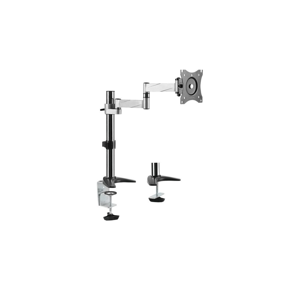 LogiLink LogiLink monteringssats - justerbar arm - för Bildskärm - grå-metallic