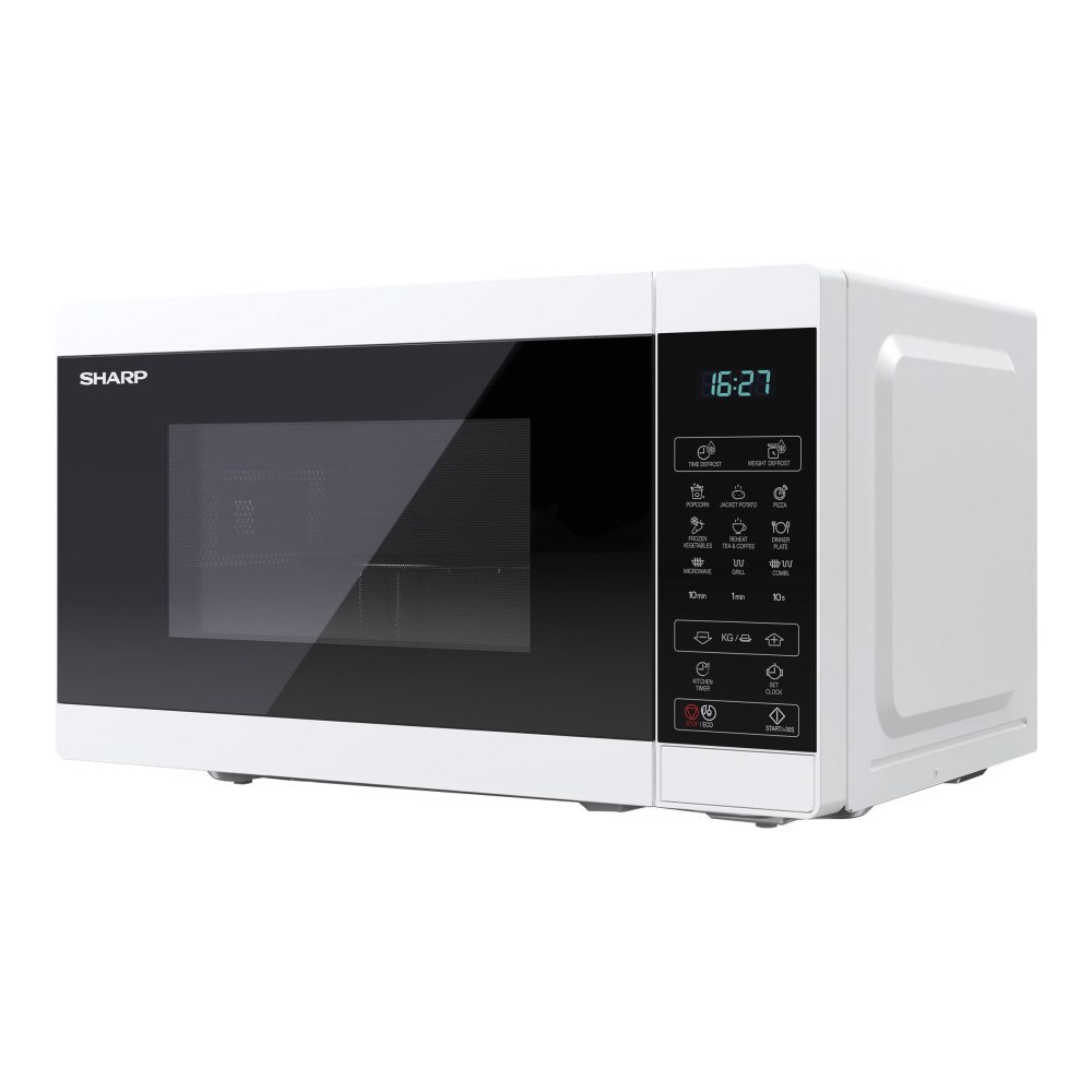 Sharp Sharp YC-MG02E-W - mikrovågsugn med grill - fristående - vit
