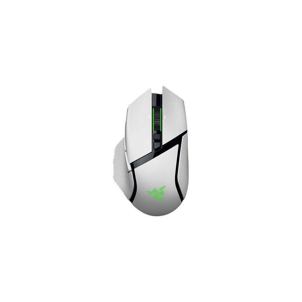 Razer Razer Basilisk V3 pro 35K - mus - Bluetooth, USB-C, 2.4 GHz - vit