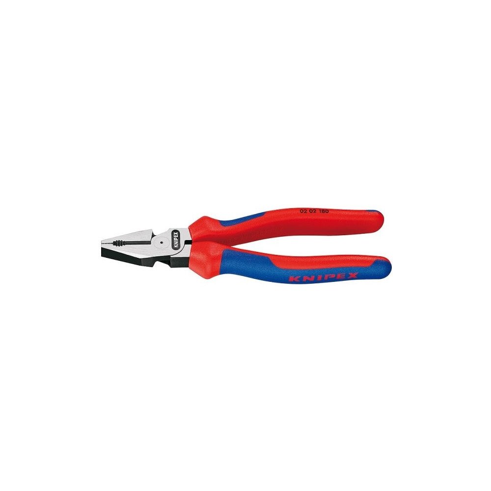 Knipex Knipex 02 02 180, Lineman-tång, Stål, Plast, Blå, Röd, 180 m...