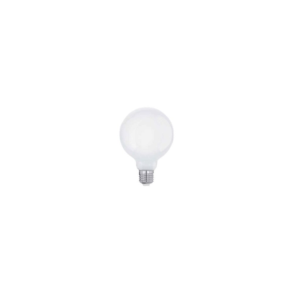 EGLO Eglo - LED-glödlampa - form: G95 - E27 - 7 W - varmt vitt ljus - 2700 K - mjölkvit