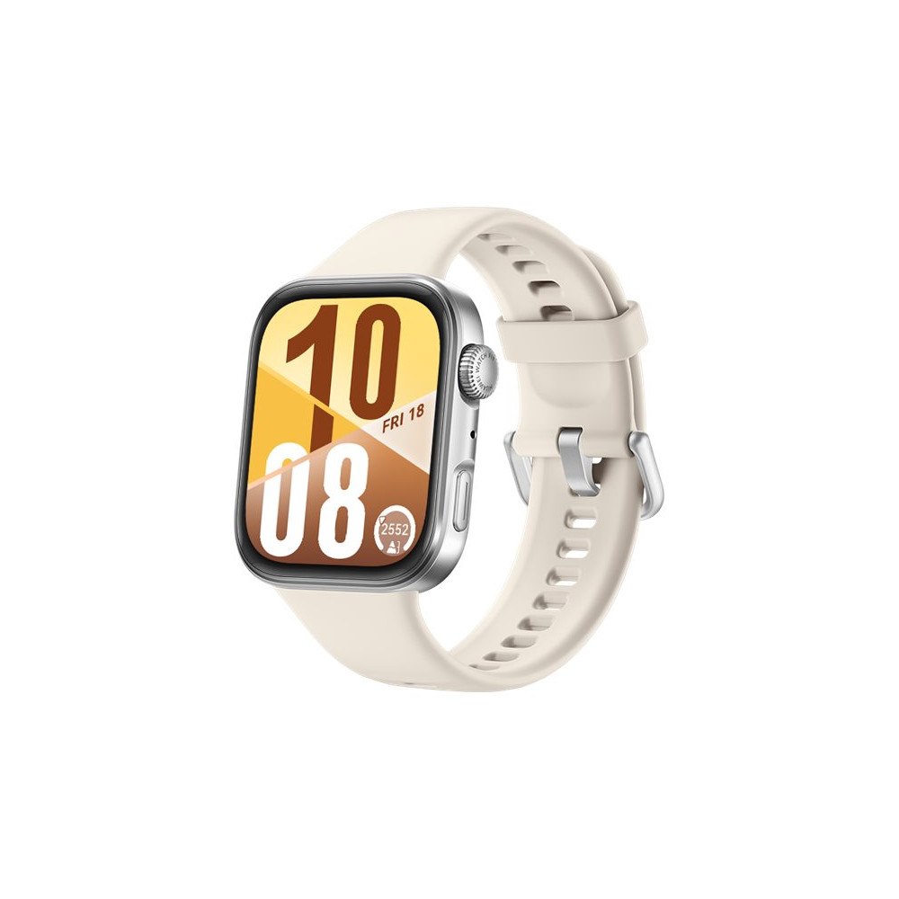 Huawei Huawei Watch Fit 4 - aluminiumlegering - smart klocka med rem - vit - aluminium vit