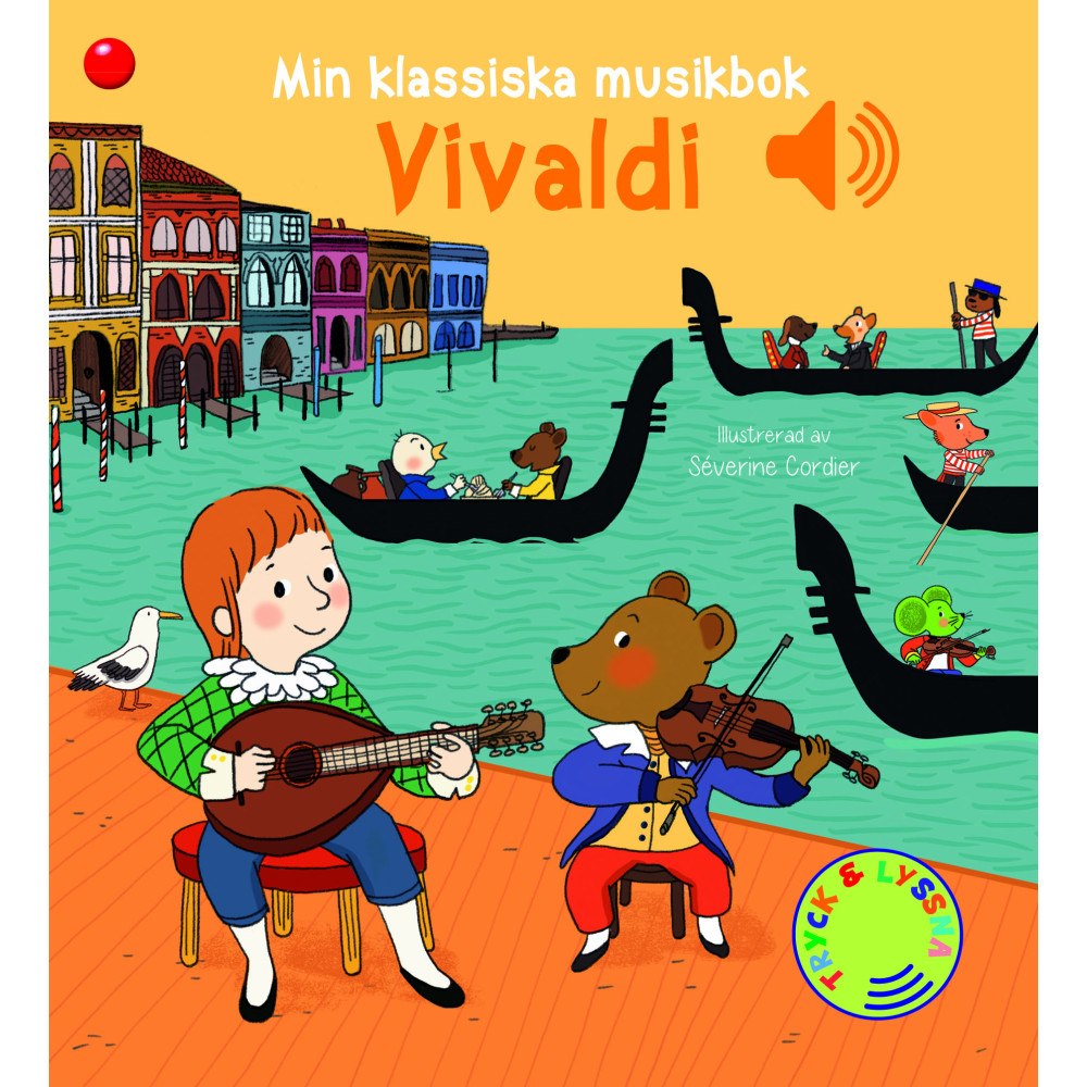 Förlaget Bolden Min klassiska musikbok Vivaldi : en bok med ljud! (bok, board book)