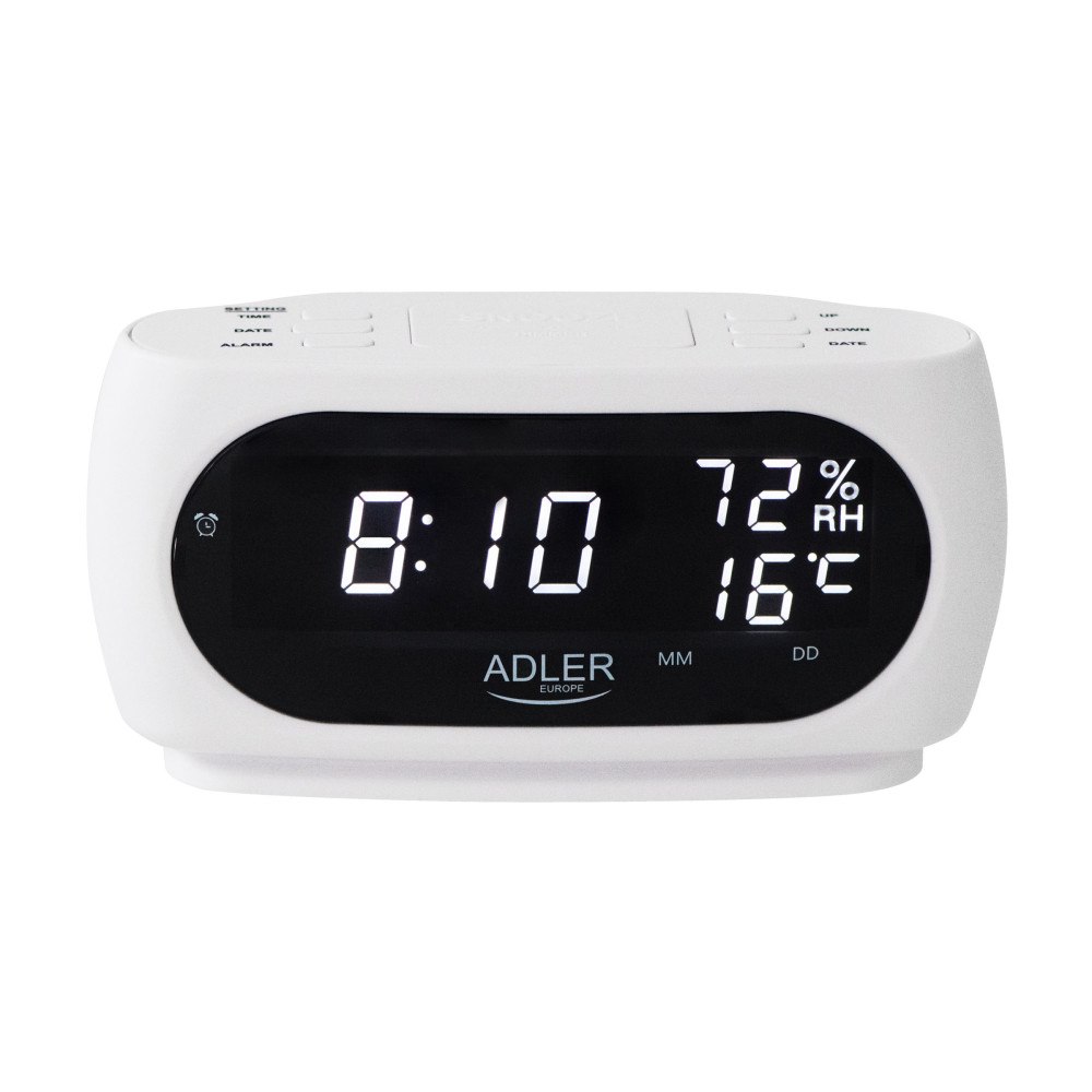 Triumph-Adler Group ADLER - väckarklocka - elektronisk - skrivbord - vit