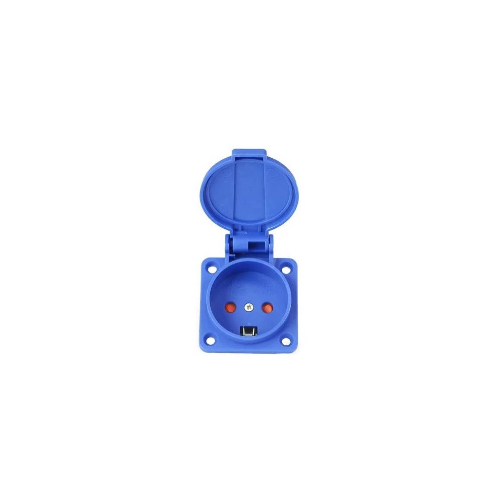 elperium ELPERIUM infälld stickdosa med lock, dansk kontakt 16A 230V...