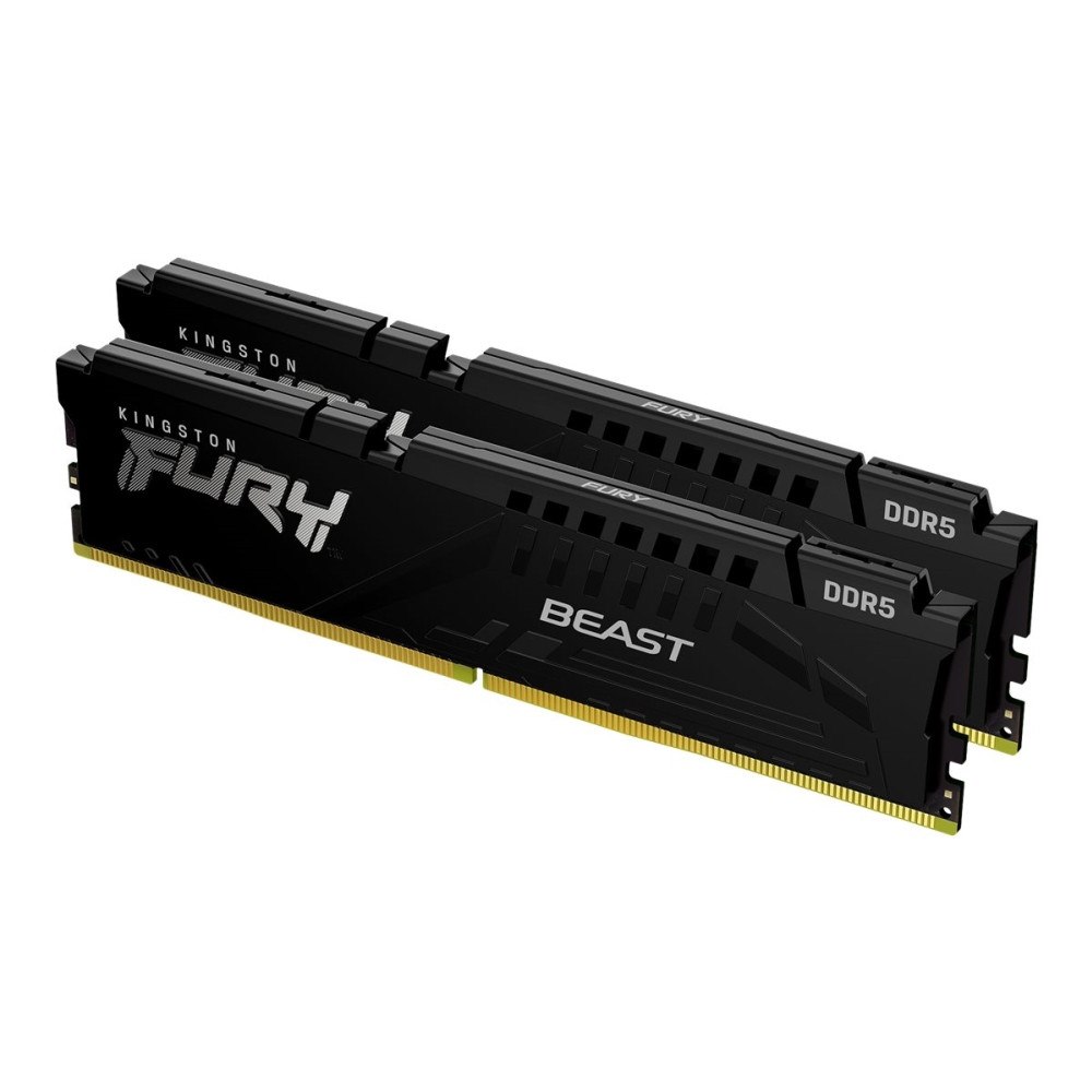 Kingston Technology Kingston FURY Beast - DDR5 - sats - 64 GB: 2 x 32 GB - DIMM 288-pin / PC5-44800 - ej buffrad