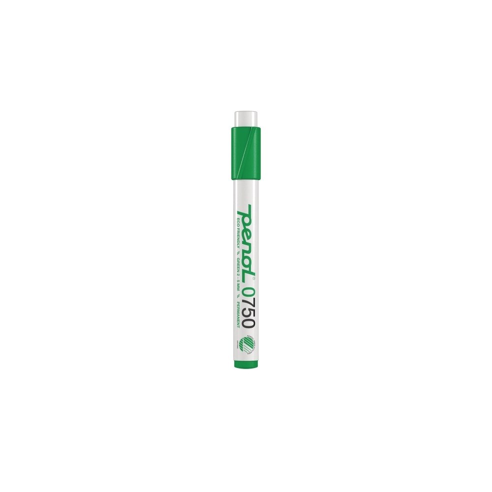 PENOL Permanent markerare, Penol 0750, 2-5 mm, grön, förpackning m...