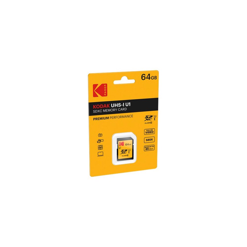 KODAK Kodak - flash-minneskort - 64 GB - SDXC UHS-I