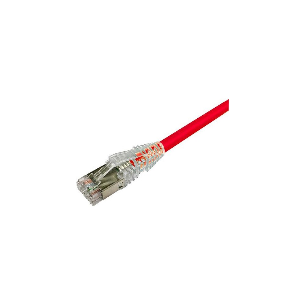 Netconnect ( Commscope ) NETCONNECT patchkabel kat. 6A S/FTP PiMF, längd: 1,0 m, röd,...