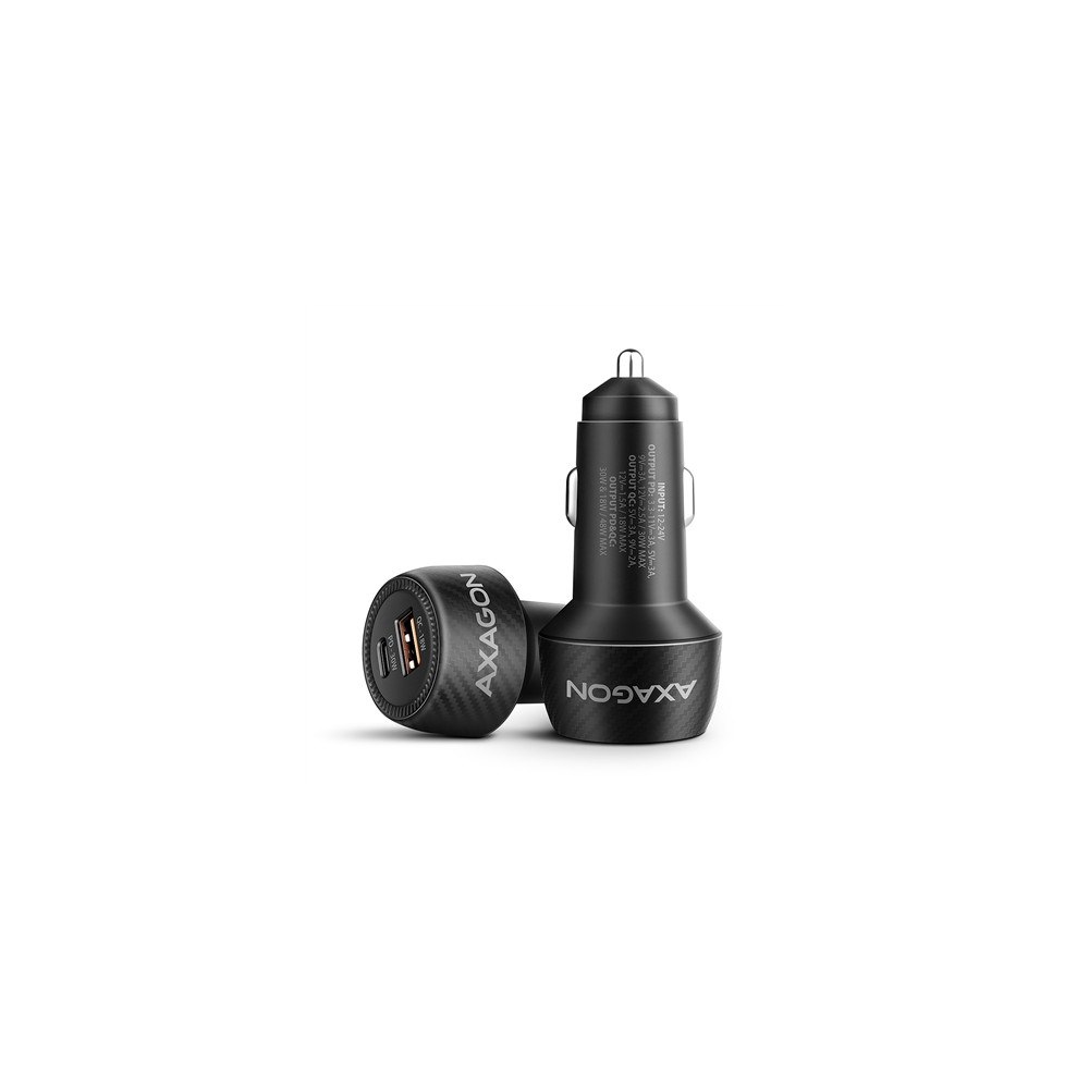 AXAGON AXAGON strömadapter för bil - USB typ A, USB-C - 48 watt
