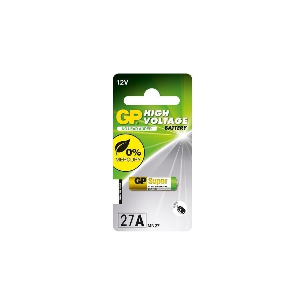 GP Batteries GP Batteries High Voltage 27A, Engångsbatteri, Alkalisk, 12...