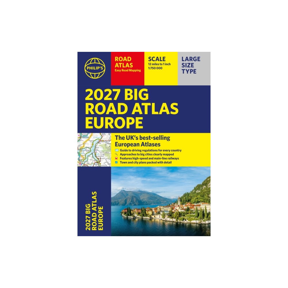 Octopus publishing group Philip's 2027 Big Road Atlas of Europe (häftad, eng)