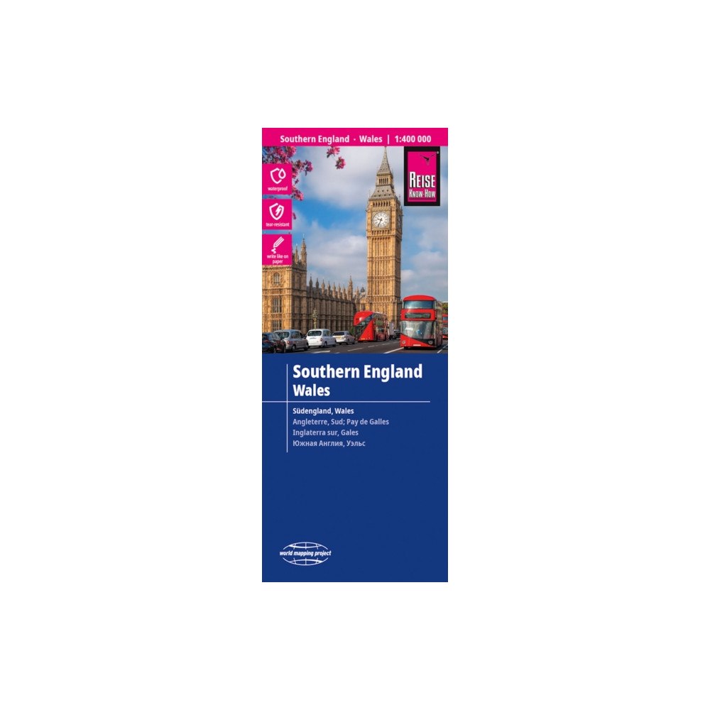 Reise Know-How Verlag Peter Rump GmbH Southern England & Wales (1:400.000)