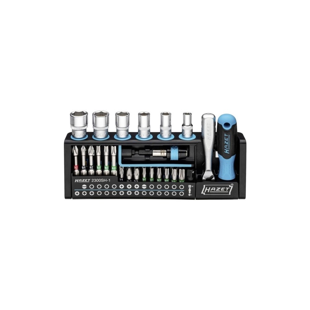 Hazet Hazet SmartHolder 2300SH-1, hyls- och bitsats 1/4" svart, 39...