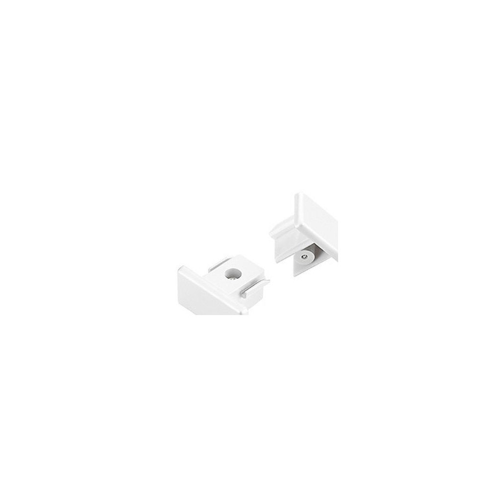 Nordtronic Ändstycke vit Square 1F