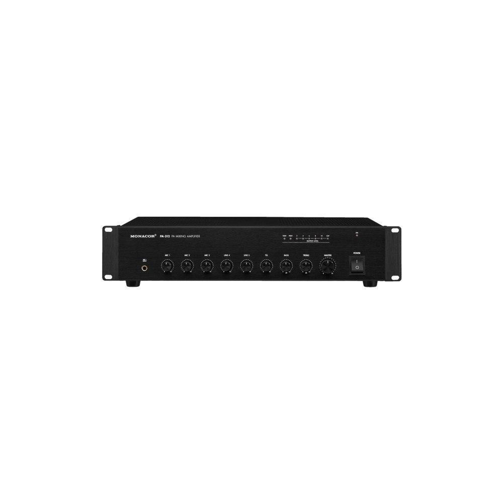 Monacor Monacor PA-312, 1.0 kanaler, 0.5%, 80 dB, 50