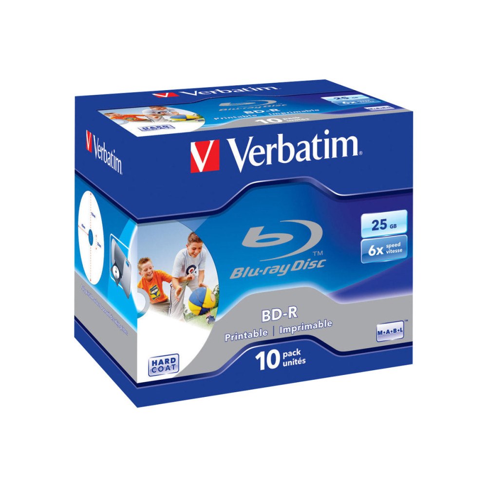 VERBATIM Verbatim - BD-R x 10 - 25 GB - lagringsmedier