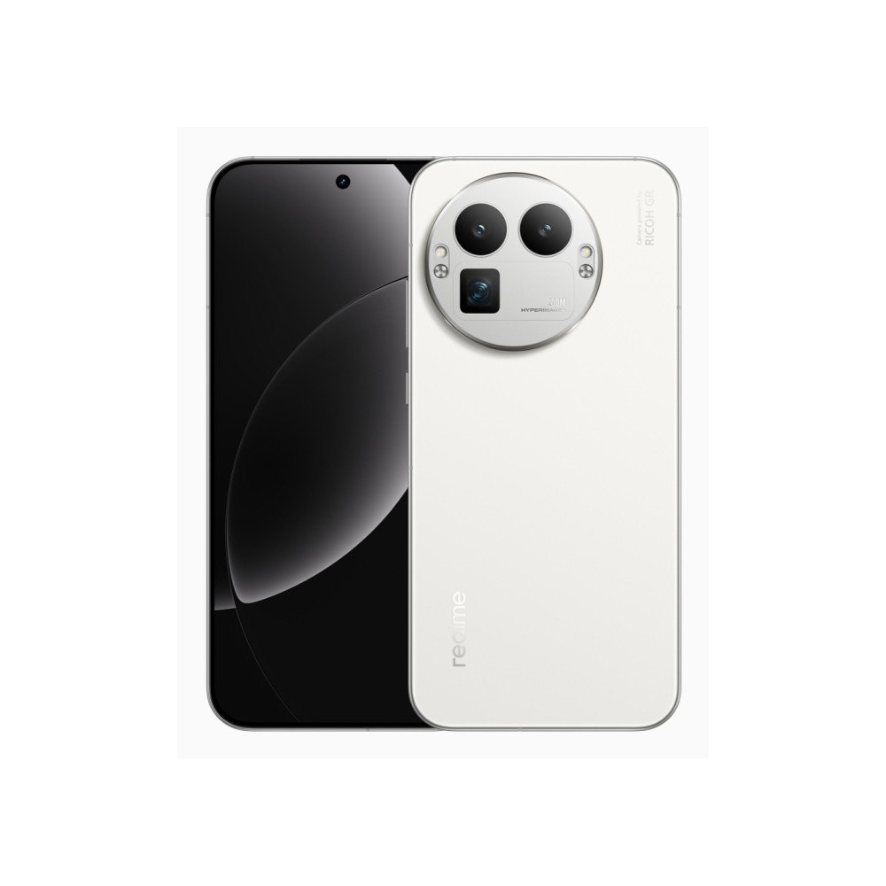 Realme Realme GT 8 Pro - diary white - 5G pekskärmsmobil - 256 GB - GSM
