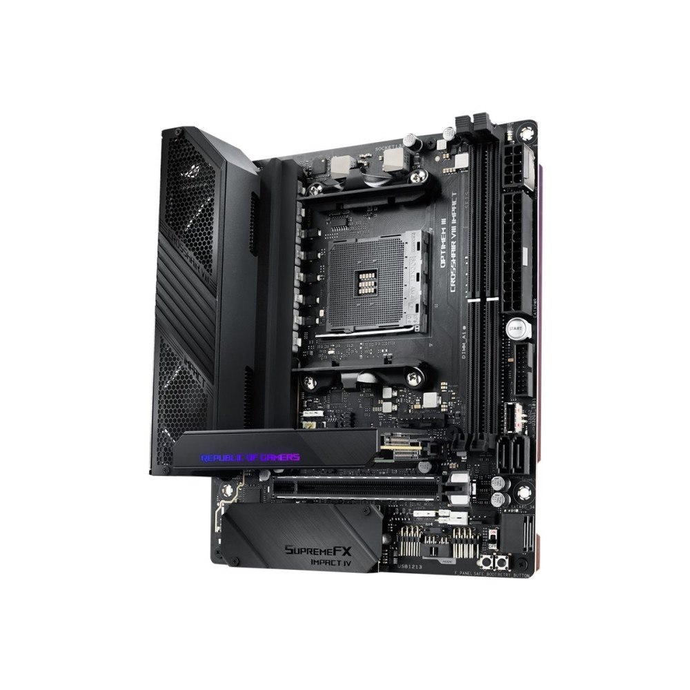 ASUS ASUS ROG Crosshair VIII Impact - moderkort - ATX - Socket AM4 - AMD X570