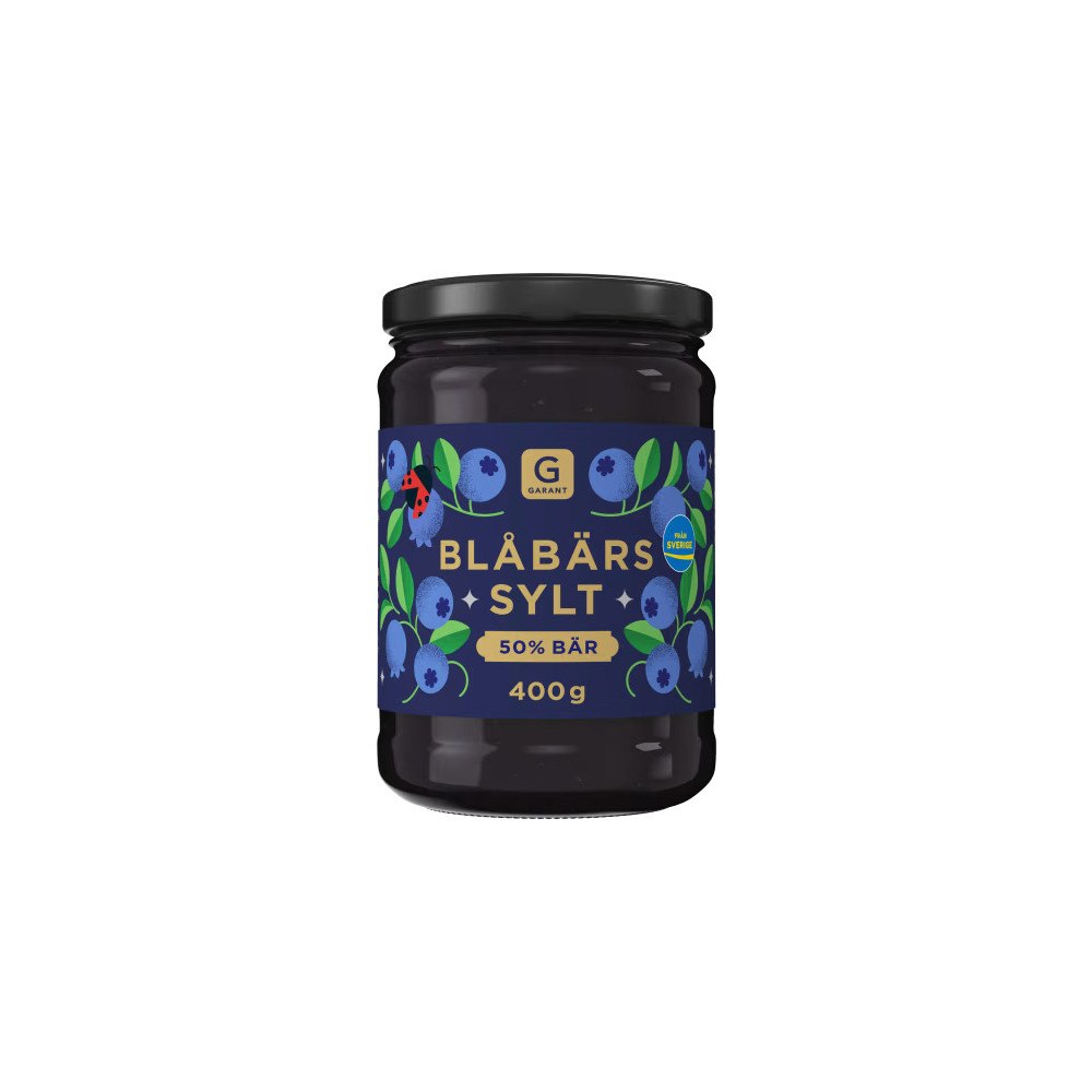 GARANT Blåbärssylt 50% Bär 400g