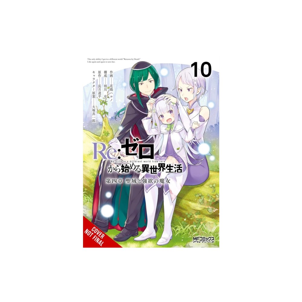 Little, Brown & Company Re:ZERO -Starting Life in Another World-, Chapter 4: The Sanctuary and the Witch of Greed, Vol. 10 (manga) (häftad, eng)