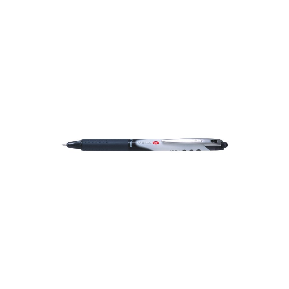 Pilot Pen Rollerpenna, Pilot V-Ball Rt, refillbar, 0,5 mm, svart, 12-p...