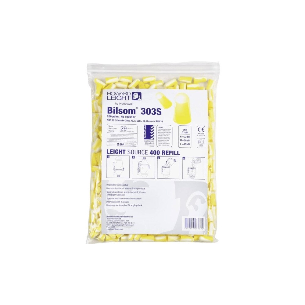 Honeywell Bilsom 1006187 303S påfyllnadsförpackning av öronproppar 33...