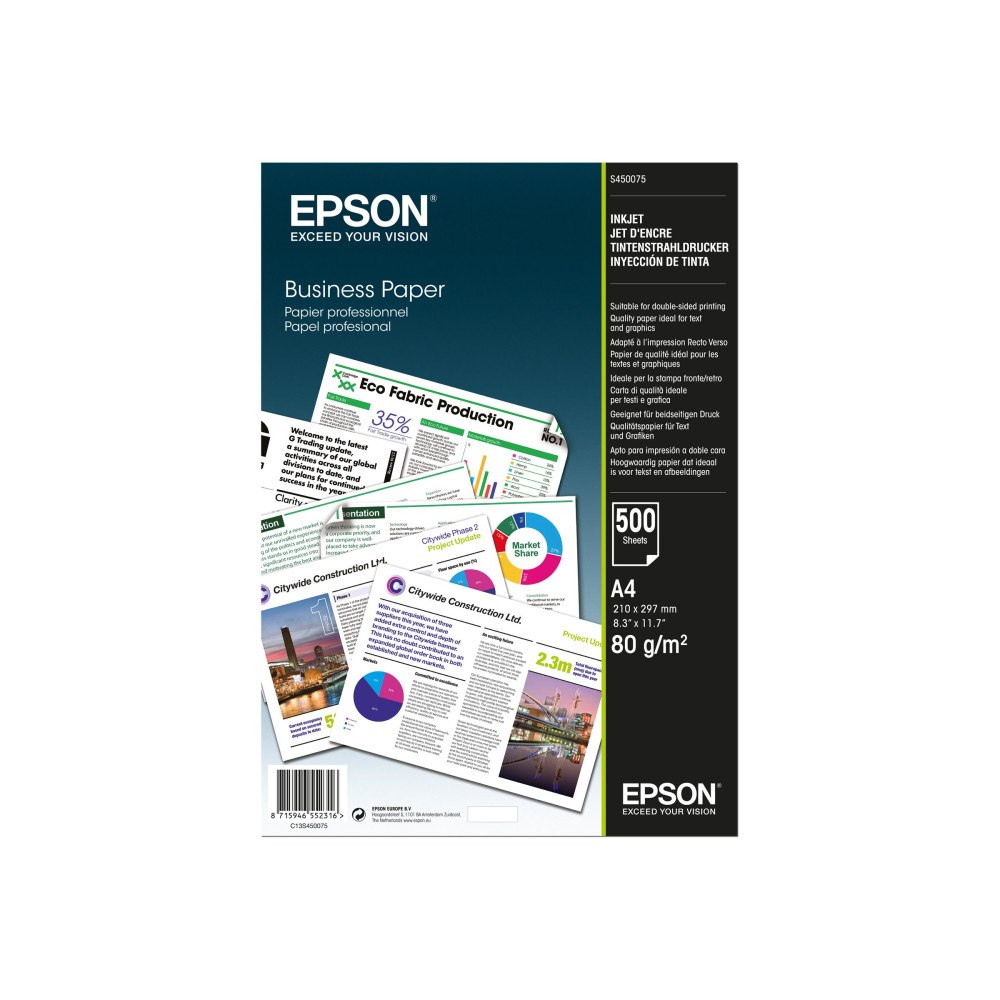 EPSON Epson Business Paper - vanligt papper - 500 ark - A4 - 80 g/m²