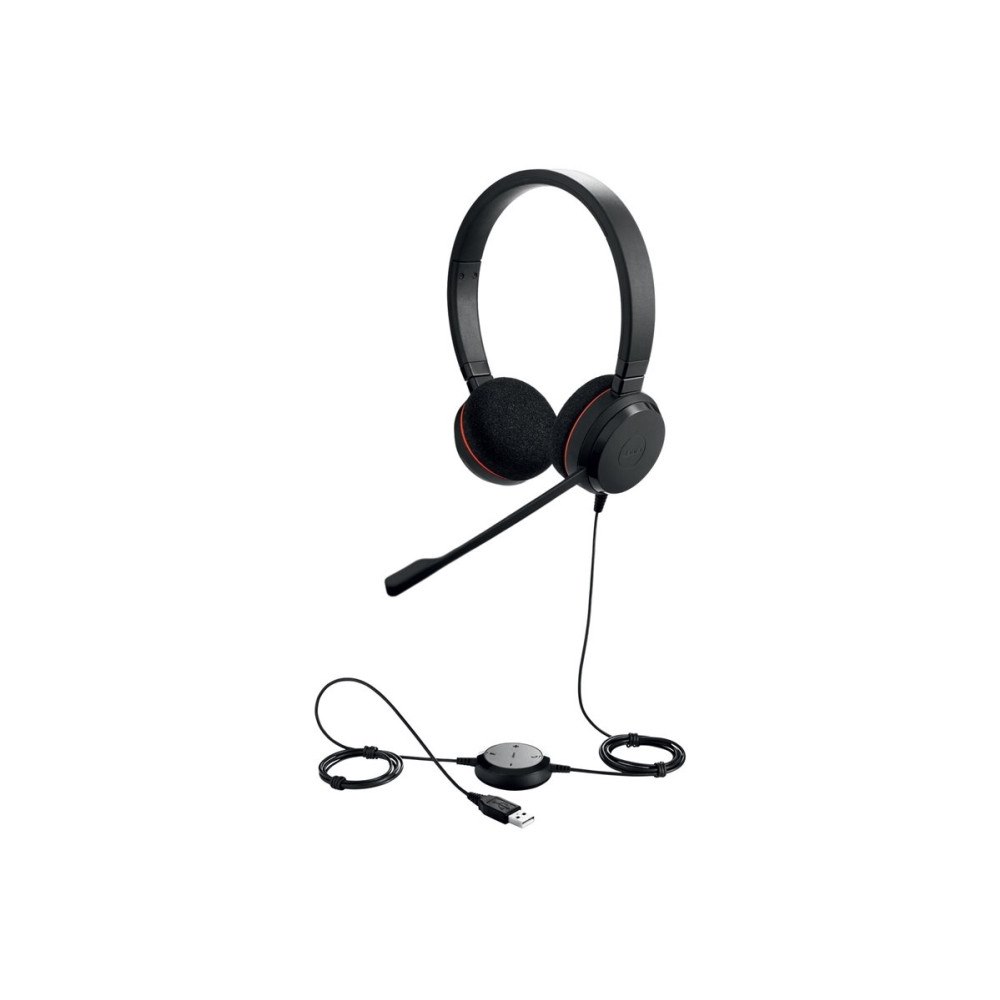 GN Audio Jabra Evolve 20 MS stereo - headset - USB-C, USB-A