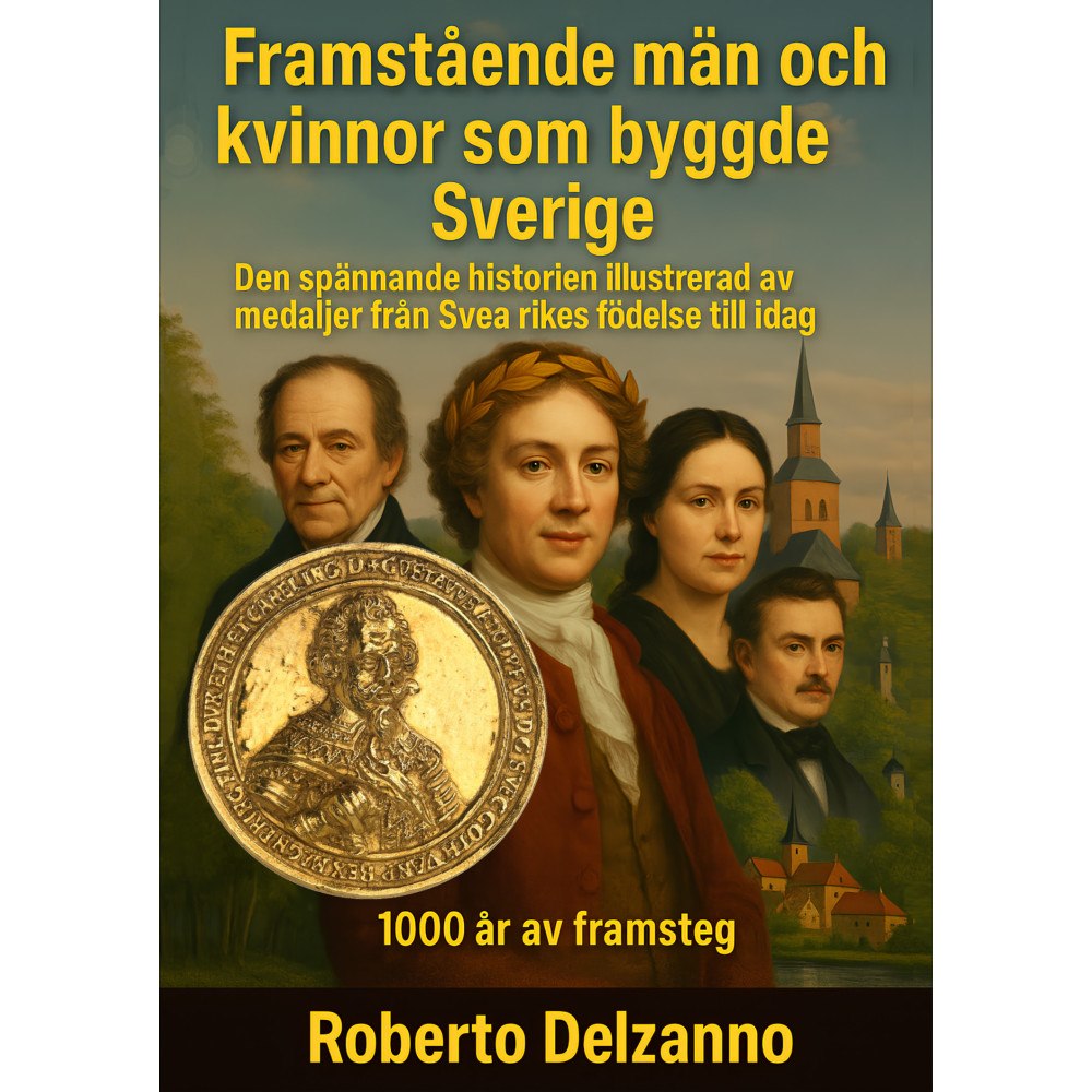 Roberto Delzanno Framstående män och kvinnor som byggde Sverige : Sveriges historia illustrerad av medaljer (inbunden)