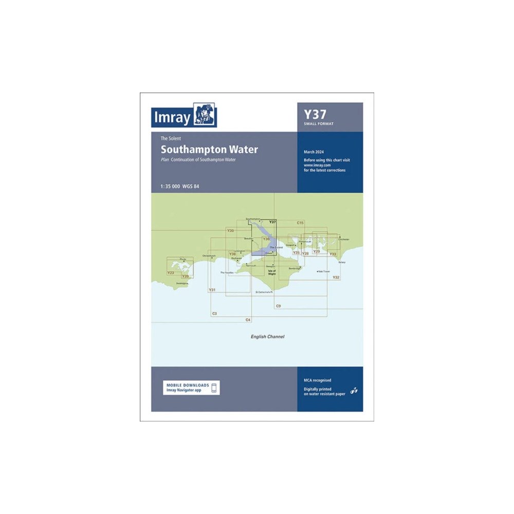 Imray, Laurie, Norie & Wilson Ltd Y37 Southampton Water (Small Format)