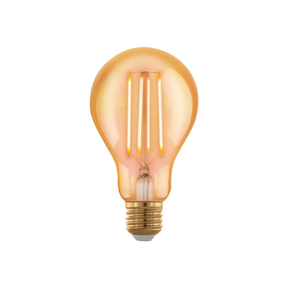EGLO Eglo - filaments-LED - form: A75 - E27 - 4 W - varmt vitt ljus - bärnsten