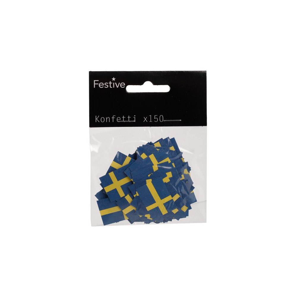 Festive Konfetti FESTIVE Svenska flaggan 150/fp
