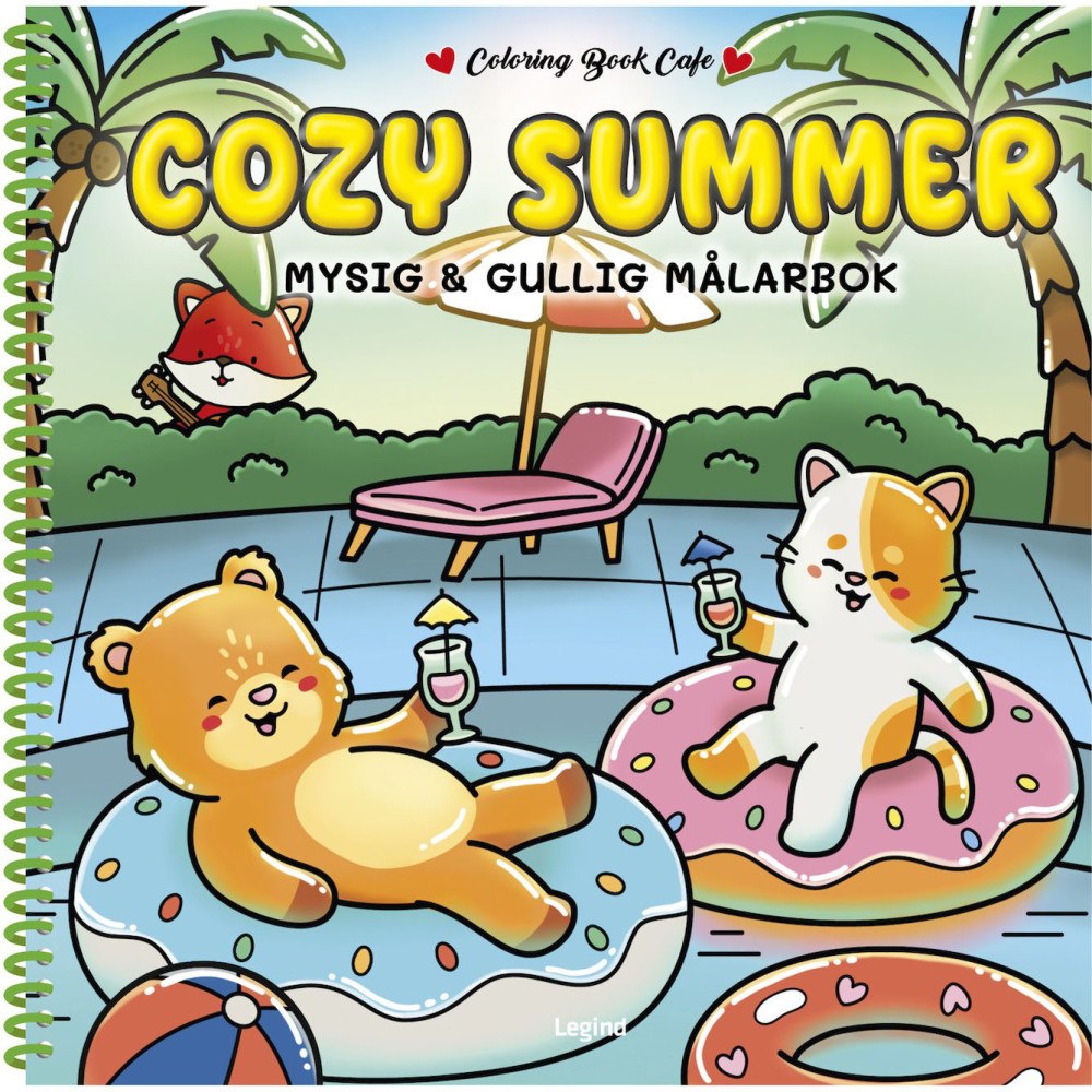 Legind Deluxe Målarbok : Cozy Summer