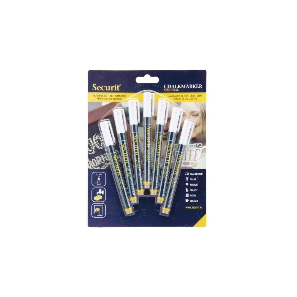Securit-Nordic Securit kritmarker vit 1-2 mm