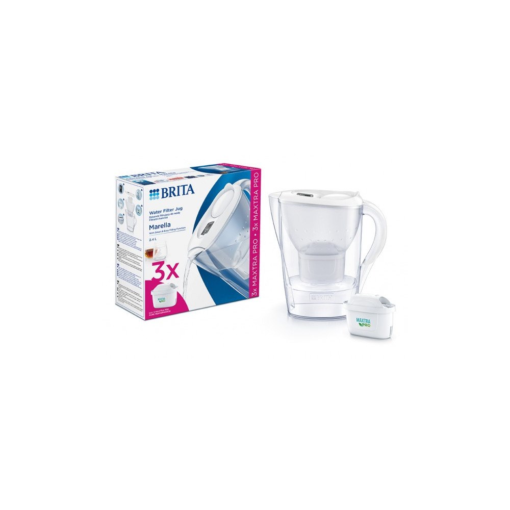 Brita Brita Marella filterkanna + 3 påfyllningsfilter MAXTRA PRO P...