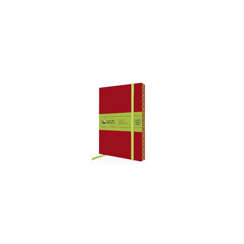 Flame Tree Publishing Ruby Red Artisan Paperback Notebook (bok, eng)