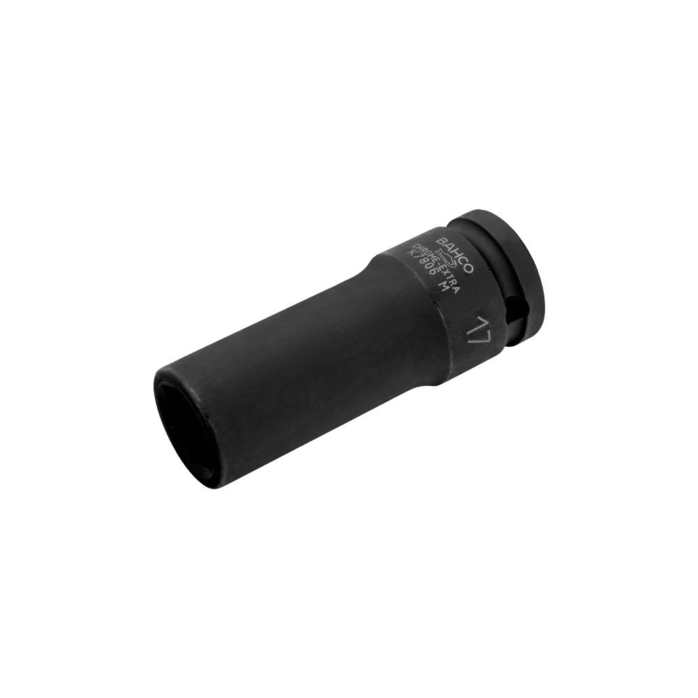 BAHCO Bahco kraftsats hylsa lång 1/2 metrisk K7806M 17 mm, längd 8...