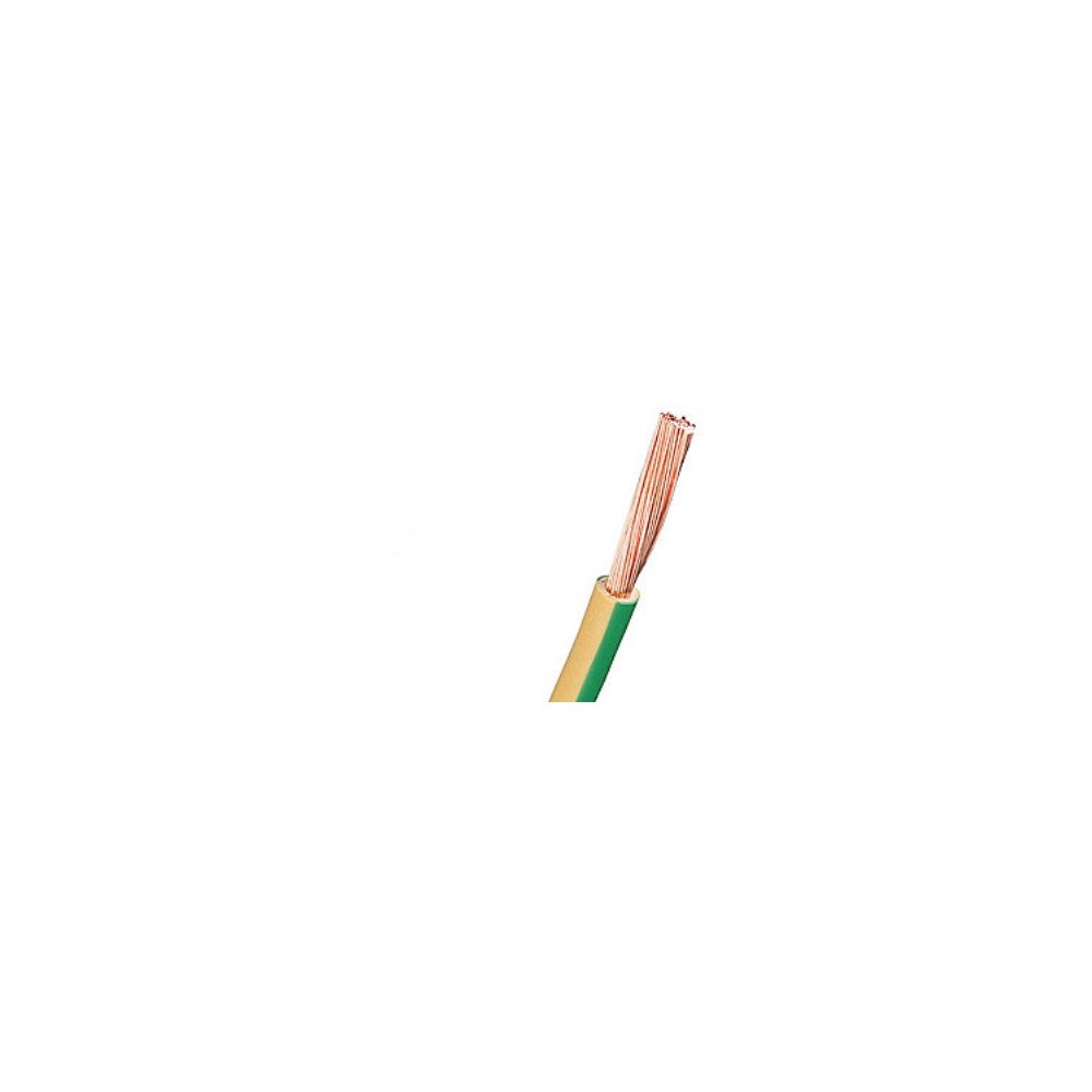NEXANS Nexans RK 1X10 installationskabel H07V2-K PVT90 gul/grön 100...