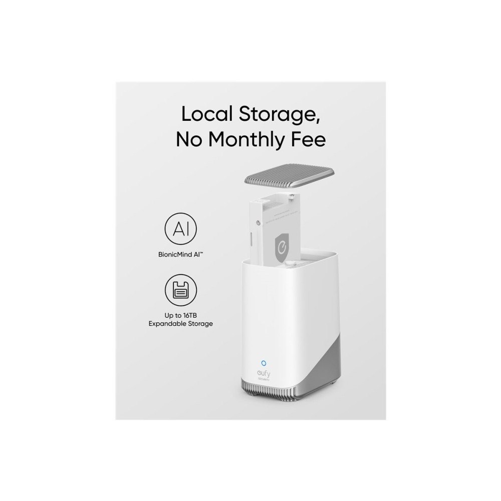 ANKER Eufy eufyCam S3 Pro - nätverksövervakningskamera - kula - med HomeBase S380
