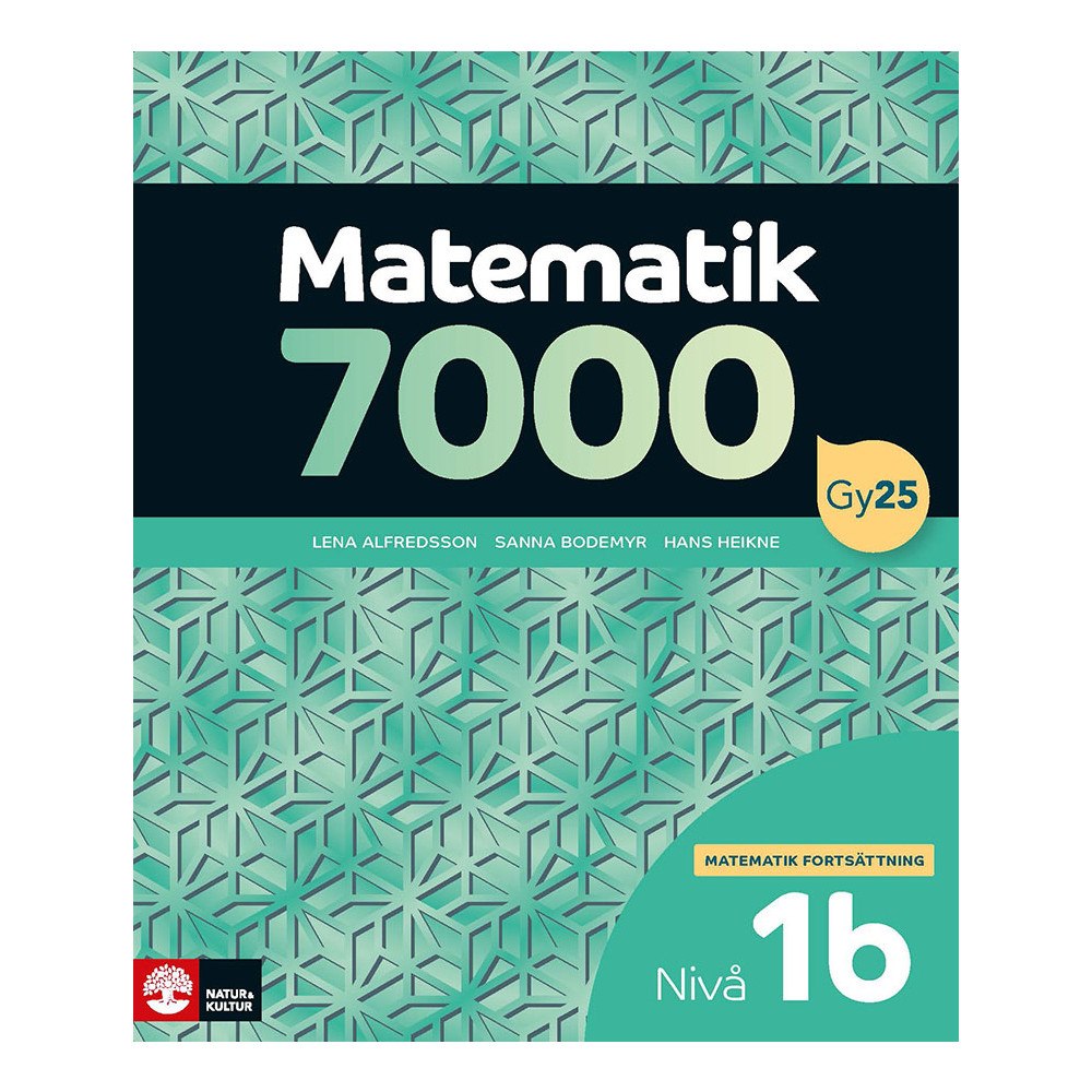 Lena Alfredsson Matematik 7000 fortsättning nivå 1b (häftad)