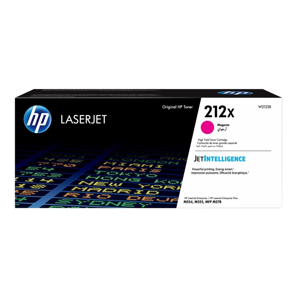 HP HP 212X - Lång livslängd - magenta - original - LaserJet - tonerkassett (W2123X)