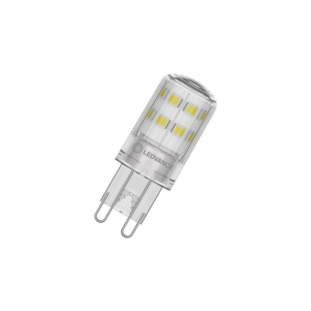 LEDVANCE LEDVANCE PERFORMANCE PIN - LED-glödlampa - form: majs - klar finish - G9 - 3 W - varmt vitt ljus - 2700 K