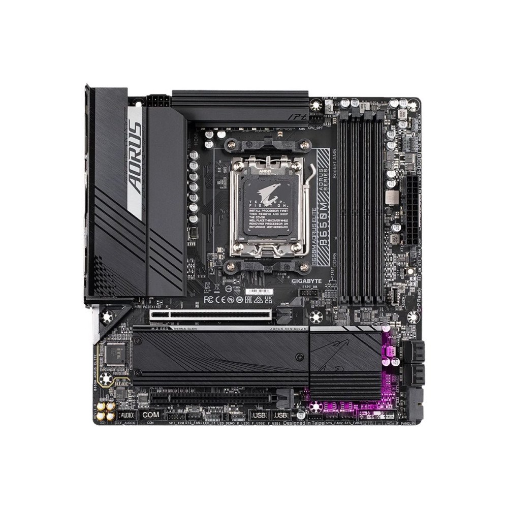 Gigabyte Technology AORUS B650M ELITE - 1.0 - moderkort - micro ATX - Socket AM5 - AMD B650